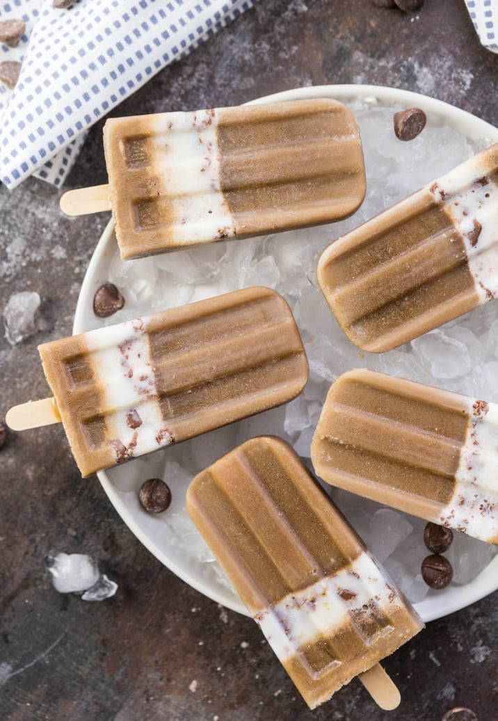 Mocha Cream Popsicles {The Cookie Rookie}